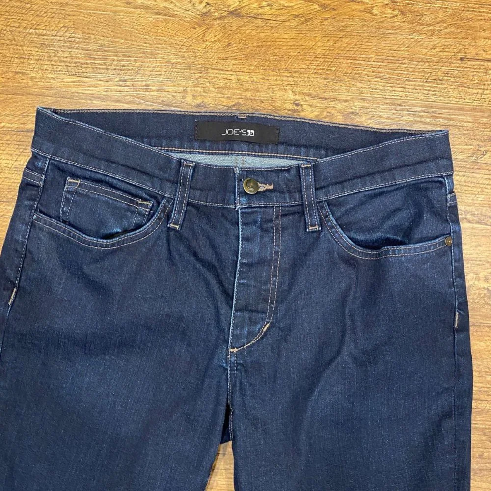 Joe's Jeans The Brixton Blue Dark Wash Casual Denim Pants Trousers Men's‎ 31x29
